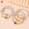 Nuevo Pulsera de Hilo de Algodón Estilo Chino Flor de Loto Paz y Alegría DIY Hecho a Mano Joyería de Estilo Étnico Cuerda Multicolor Venta al por Mayor