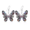 Exquisitos Pendientes de Regalo Navideño con Diseño de Mariposa, Pendientes Largos en un Estilo Elegante y Lindo, Acrílico