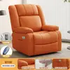 Sofá Multifuncional Elétrico Massageador Sala de Estar Espaço Pequeno Individual Sofá Cama Poltrona de Balanço Pessoa Preguiçosa Lazer Cadeira Giratória