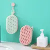 Toalla de Fregar para Baño de Adulto con Esponja Engrosada, Limpiador de Esponja Tricolor, Esponja Exfoliante de Espuma para Lavar Platos de Doble Cara