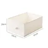 Caja de almacenamiento de ropa estrecha y larga, armario de tela rectangular, caja de almacenamiento de ropa, organizador tipo cajón, diseñado para aprovechar los espacios profundos
