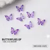 Arte de Uñas Lazo Pequeño 3D Colorido Mini Lámina de Resina Mariposa Pedrería Estilo Mixto Calcomanía para Uñas Decoración Paquete de Materiales con Pedrería