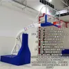 Cesta de Basquete Profissional Hidráulica Elevatória, Manual, Elétrica, Controlada por Controle Remoto, Aro de Basquete Móvel para Eventos, Jogos Asiáticos