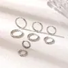Taina Europeos y Americanos Lujo Ligero Lineales Acero Inoxidable Brazaletes para Oreja Acero de Titanio Pendientes de Moda Transfronterizos Populares Joyería al por Mayor