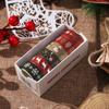 6 rolos de papel de Natal criativo, conjunto de fitas para diário, material de renda de desenho animado DIY, fita adesiva decorativa para diário