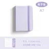 Mini Caderno A7 Pequeno Portátil Bloco de Notas de Bolso Macaron Caderno Impermeável de Couro Grosso