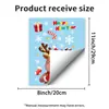 Set Infantil de Cuatro Piezas Pegatinas Estáticas Navideñas y de Año Nuevo para Ventana, Sin Adhesivo, No Dañan el Vidrio, Decoración de Ambiente Festivo para Ventana de Sala de Estar