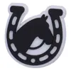 E-commerce Transfronteiriço Desenho Animado Charmoso Cowboy Acessórios DIY Broche Grampo de Cabelo Decoração de Capa de Celular Novo Patch de Borracha Macia PVC