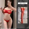 Conjunto de Lencería Sexy con Diseño de Malla de Encaje Transparente, Estilo Europeo y Americano Transfronterizo, 6222