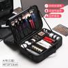 Bolsa de Maquillaje Profesional de Gran Capacidad al por Mayor para Tatuajes, Arte de Uñas y Aplicación de Maquillaje, Caja de Herramientas Portátil con Divisores, Bolsa de Almacenamiento para Maquillaje