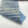 Tejido de Malla con Patrón de Espiga de Trigo con Estampado Completo Dorado, Tejido de Malla Elástica de Espiga para Decorar Vestidos de Escenario y Desfile de Moda