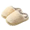 Chinelos de Algodão para Casa Femininos Inverno Interno Casa Pelúcia Quente Chinelos de Pelo Masculinos Inverno Masculino Atacado