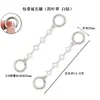 Corrente de Extensão Trevo de Quatro Folhas de Cristal Bolsa de Mahjong Bolsa de Axila Trevo de Quatro Folhas Acessórios de Corrente Alça de Bolsa Estendida Alça de Ombro Transversal