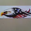 Pegatinas personalizadas para carrocería de coche, motocicleta, coche eléctrico transfronterizo, pegatinas modificadas para coche, pegatinas de la bandera estadounidense del águila que cubren arañazos.