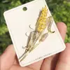 Broche de espiga de trigo de luxo de alta qualidade para terno masculino, lapela, pino de colarinho, pino de cristal, decoração para roupas Ins xongzhen