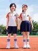Conjunto de Cuatro Piezas de Uniformes de Escuela Primaria, Uniformes de Jardín de Infancia, Uniformes de Béisbol para Foto de Graduación de Actuación del 1 de Junio, Uniformes de Clase, Conjuntos para Reunión Deportiva