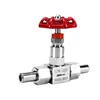 Válvula de aguja soldable J23W-160P/320P acero inoxidable 304 válvula de alta presión válvula de cierre DN8/10/15/20
