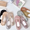 Meias de Renda para Primavera e Verão Novas Meias Cano Baixo Cor Sólida Estilo Japonês Silicone Boca Rasa Meias Invisíveis Seda Gelada Respiráveis Tendência