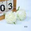 Flor Artificial Borda Queimada Flor Rosa Borda Queimada Rosa Estilo Europeu Guirlanda de Batente de Porta Arranjo de Flores Layout de Cena de Casamento ao Ar Livre