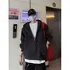 Nueva sudadera cárdigan casual y versátil de estilo japonés inspirada en Harajuku, perfecta tanto para hombres como para mujeres, que encarna una estética relajada y moderna.