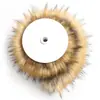 Atacado Em Estoque Pelúcia Falsa de Guaxinim Tiras Largas Punhos de Pelúcia Gola de Pele Falsa Acabamento para Jaqueta de Penas DIY Franja Decorativa