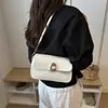 Bolso de Axila con Textura Casual Retro para Mujer 2026 Otoño Nuevo Bolso de Hombro Único y de Mano Bolso Cuadrado Pequeño Simple para el Día a Día