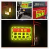 Área ciega de visión no acercarse pegatinas reflectantes camiones grandes pegatinas de camión advertencia nocturna pegatinas de coche creativas personalizadas