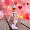 Boneco de Elfo de Natal Popular da Amazon com Pernas Longas, Decoração Festiva, Cabeça de Vinil, Enfeites de Estante para Menino e Menina