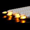 Luz de vela de tira LED larga transfronteriza control remoto de plástico vela electrónica regalo de boda romántico hilo 6 cabeza de bala