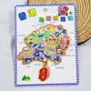 [Serie Hong Kong, Macao y Taiwán] Calcomanías de Refrigerador Originales de la Ciudad Calcomanías Magnéticas de Madera para Atracciones Turísticas Famosas en Hong Kong, Taiwán y Macao