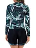 Amazon 2025 Traje de Baño Tight de Surf al por Mayor Protección Solar Transfronteriza de Manga Larga Traje Nuevo Listo para Usar con Cremallera Dividido Europeo y Americano