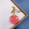 Colgante de Estrella Hexagonal de Cristal Natural de Seis Puntas Cristal de Energía Piedra Bruta Adorno Colgante Joyería para Hombre y Mujer Suministro al por Mayor Transfronterizo