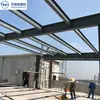 Fábrica de Foshan estrutura de aço chapa de ferro construção pode ser processado toldo personalizado resistente à pressão durável galpão de aço colorido processamento de canal