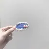 Pasador de Ganchillo de Lana Hecho a Mano DIY Orejas de Conejo Lindas Pasador Estéreo de Hierba Flor Pasador BB de Lana Hecho a Mano