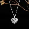 Nuevo estilo ins collar de plata joyería mujeres no se decolora simple alto sentido titanio acero collar mujeres fabricantes venta al por mayor