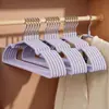 Percha Doméstica Engrosada Percha de Resina Escarchada Percha para Adultos Plástico Recubierto Antideslizante Sin Marcas Percha para Ropa Secado Percha para Niños
