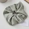 Scrunchie de Cetim Estilo Coreano Elástico de Cabelo para Primavera e Verão com Toque de Luxo para Penteados Altos e Rabos de Cavalo, Acessório de Cabelo com Alta Elasticidade