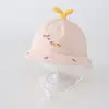 Chapéus de Bebê Fofos para Primavera e Outono, Chapéus de Pescador Finos com Proteção Solar para Meninos e Meninas, Adequados para Bebês e Crianças Pequenas para Passeios no Verão