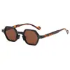 Gafas de sol de estilo nuevo de verano 2023 con almohadilla nasal de PC personalizada 2095 uña de arroz negro gafas de sol poligonales gafas de sol moda