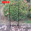 Novos Adereços de Casamento Tela Geométrica de Ferro Forjado Guia de Estrada Decoração de Casamento Ornamentos Estrutura de Arco Retangular Tridimensional