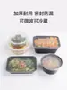Cajas de Almuerzo Desechables, Cajas Cuadradas de Plástico, Tazones Redondos para Sopa, Cajas de Empaque para Llevar, Cajas de Comida Rápida, Cajas de Almuerzo, Cajas Bento con Tapas