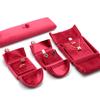 Caja de Terciopelo de Alta Calidad Caja para Anillo Caja para Par de Anillos Caja para Collar Caja para Pulsera Caja para Pulsera Caja para Aretes Caja de Almacenamiento para Joyería