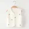 Chaleco para Bebé Primavera Otoño Ropa de Abrigo Chaleco para Bebé Recién Nacido Chaleco Pequeño Otoño Invierno Delgado Doble Capa Unisex Capa para Niños
