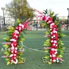Accesorios de Boda Arco de Hierro Decoración de Puerta de Cuerno de Vaca Soporte de Flores Decoración de Césped al Aire Libre Arreglo de Boda Decoración de Fondo
