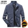Chamarra acolchada de algodón con cierre completo y forro polar para jóvenes, ajuste juvenil, en stock, color sólido gris, bolsillo lateral casual, 0896