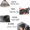 Bolsas de basura grandes, gruesas y negras, venta al por mayor de fábrica, para saneamiento de propiedades, hoteles, desechables, bolsas de basura industriales de plástico grandes