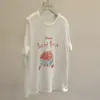 Camiseta de Algodón Puro Manga Corta Estilo Coreano para Mujer Verano 2026 Única y Hermosa Súper Adelgazante y Cubre Imperfecciones Top de Moda Casual
