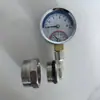 Coletor de piso radiante de 1 polegada 1,2 polegada com medidor de temperatura e manômetro medidor de piso radiante medidor de temperatura e pressão de aquecimento medidor de aquecimento