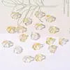 Contas de esmalte colorido cor de orquídea lírio acessórios para roupas 2024 novo pulseira contas de vidro material diy feito à mão