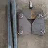 Acessórios para Gancho de Porta Traseira de Caminhão Basculante, Gancho em Forma de Sete, Gancho Articulado para Porta Elevatória, Gancho para Porta Traseira de Caminhão, Metabo